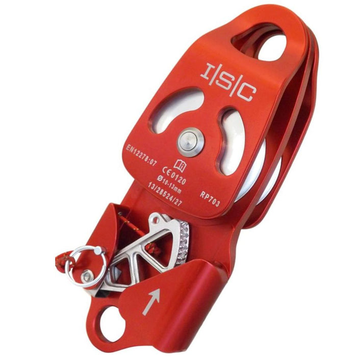 ISC Double Progress Capture Pulley Non-Locking RP703 Front Angle