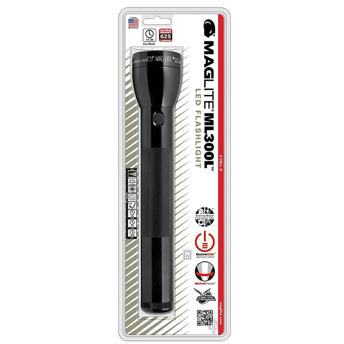 Maglite ML300L 3D Cell LED Flashlight in Packaging