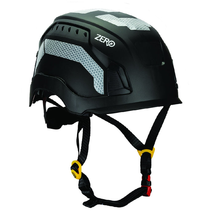 ZERO Apex X2 Vented Safety Helmet - Black
