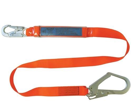 SPANSET ERGO Single Lanyard with Scaffold Hook Webbing