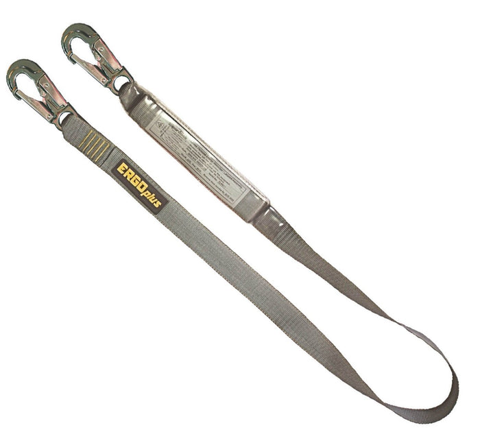 SPANSET ERGOPlus Single Lanyards with Small Hooks Webbing