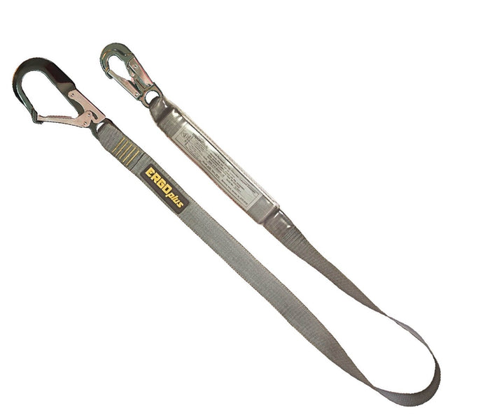 SPANSET ERGOPlus Single Lanyards with Scaffold Hooks Webbing