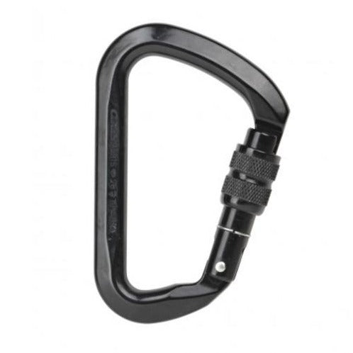 AXIS Big-D Alloy Screwgate Carabiner Black