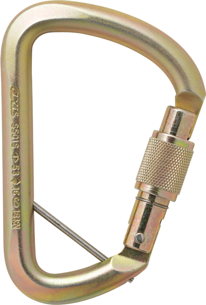 AXIS Large Steel Carabiner - Captive Eye Screwgate