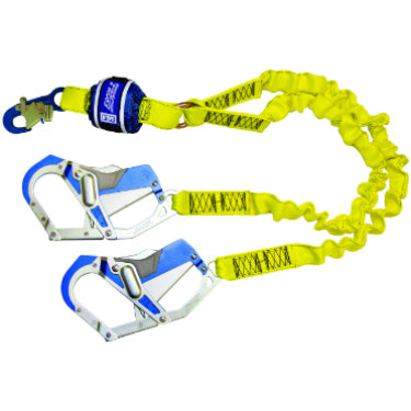 SALA Force 2 Twin Elasticated Lanyard with Comfort Hooks Default Title