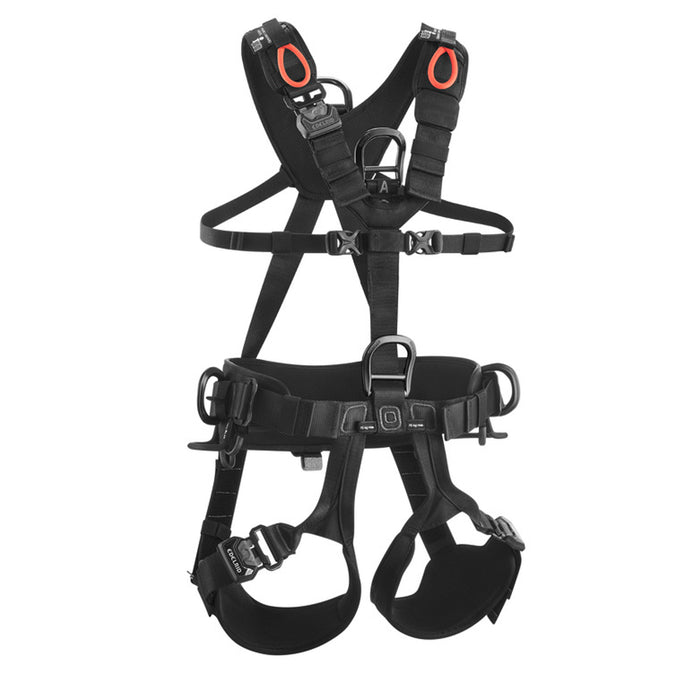 Edelrid Vertic Triple Lock II Rope Access Harness Black