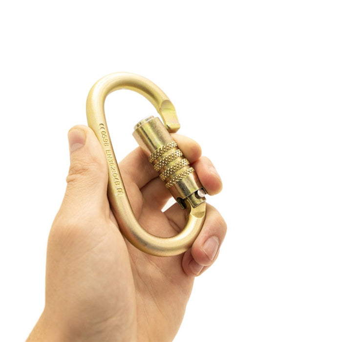 ISC Steel Oval Triple Action Keylock Karabiner - KL311