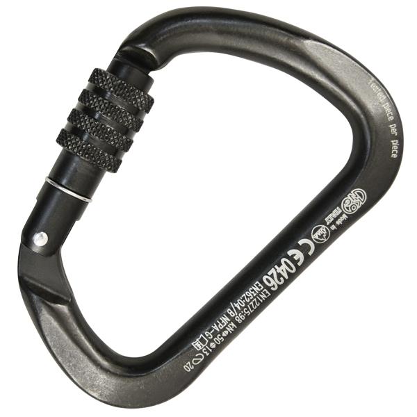 KONG Large Steel Carabiner - Black