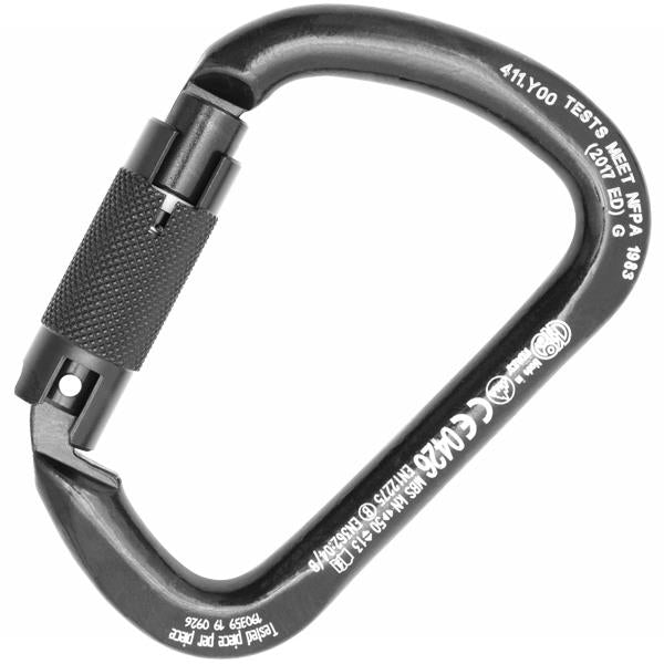 KONG Large Steel Carabiner - Black