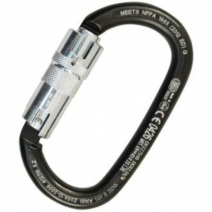 Kong 412.OZ Ovalone Steel ANSI Auto Block Carabiner