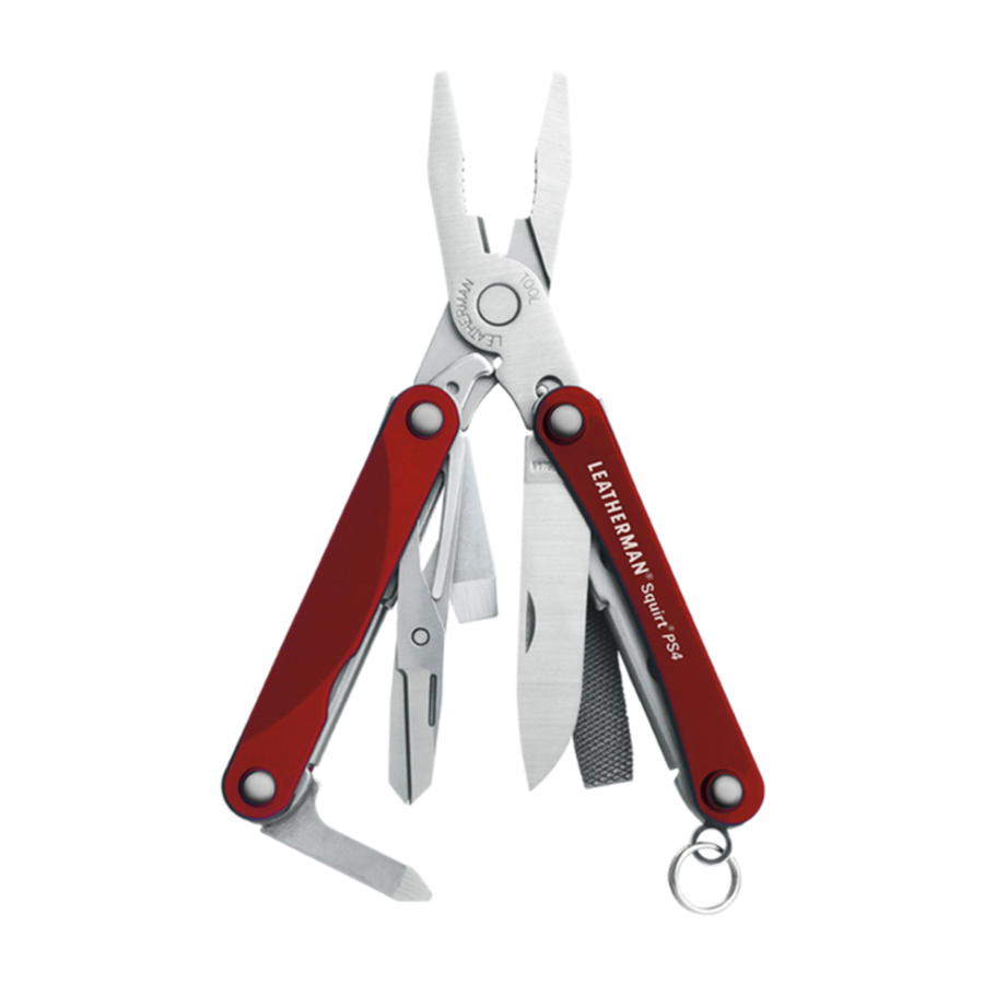 Leatherman Squirt PS4 Multi-tool Red