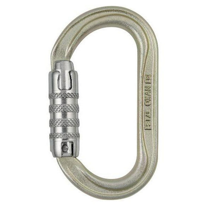 PETZL Oxan Oval Triact Carabiner Gold Triact Lock