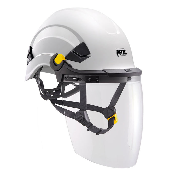 Petzl Vizen Face Shield A014AA00 with helmet