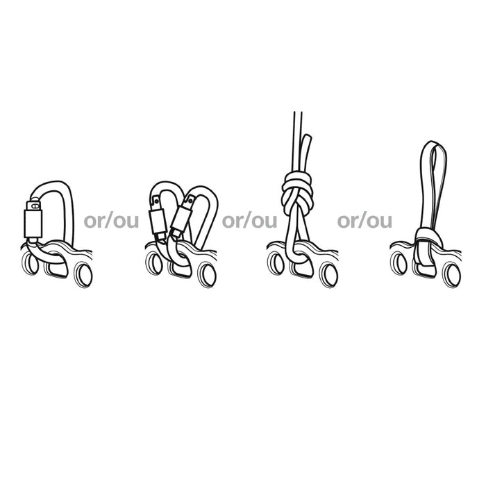 Petzl Paw Rigging Plate Connections Drawing