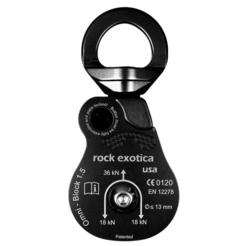 ROCK EXOTICA Omni Block - Single 1.5 Inch 1.5 inch - P51 Black