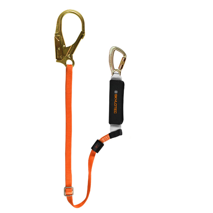 Skylotec BFD Adjustable Shock Absorbing Lanyard with Scaffold Hook