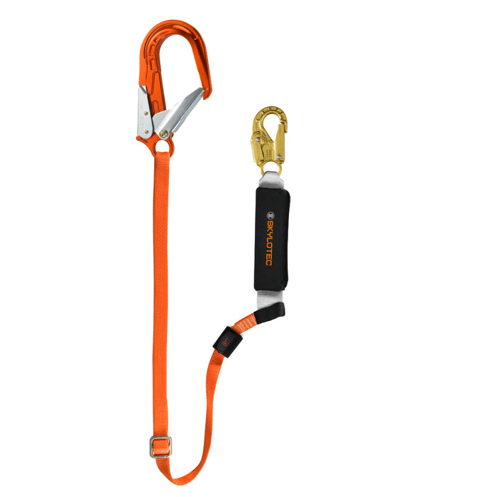 Skylotec BFD Adjustable Shock Absorbing Lanyard with Scaffold Hook