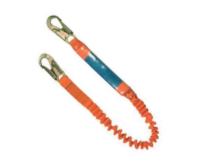 SPANSET ERGO Single Lanyards with Small Hooks Elasticated