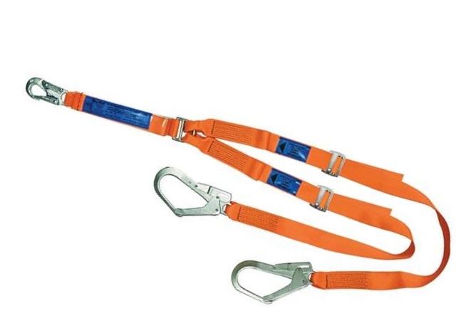 SPANSET ERGO Twin Lanyards with Scaffold Hooks Adjustable