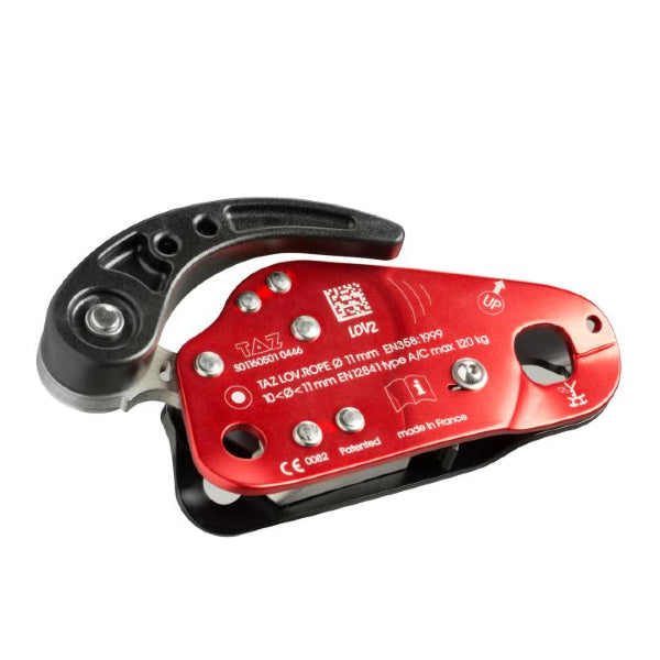 TAZ Lov2 Fall Arrest Descender Red