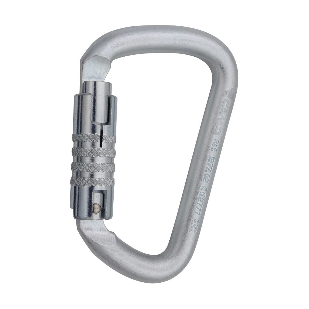 CAMP Steel HMS D 3Lock Carabiner CAMP187702