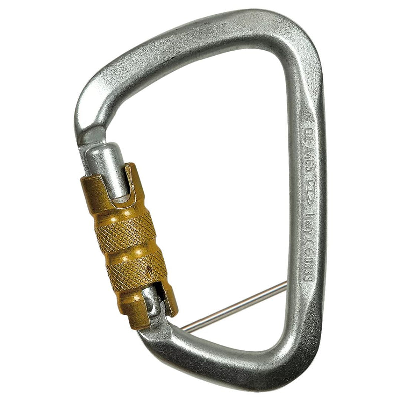 Climbing Technology Large Steel Triplock Carabiner with Pin