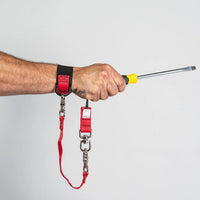 GRIPPS Slip-On Wrist Band with Tool Tether H01087 In-Use Screwdriver