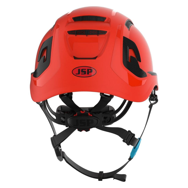 JSP EVO ALTA Skyworker Vented Helmet orange back