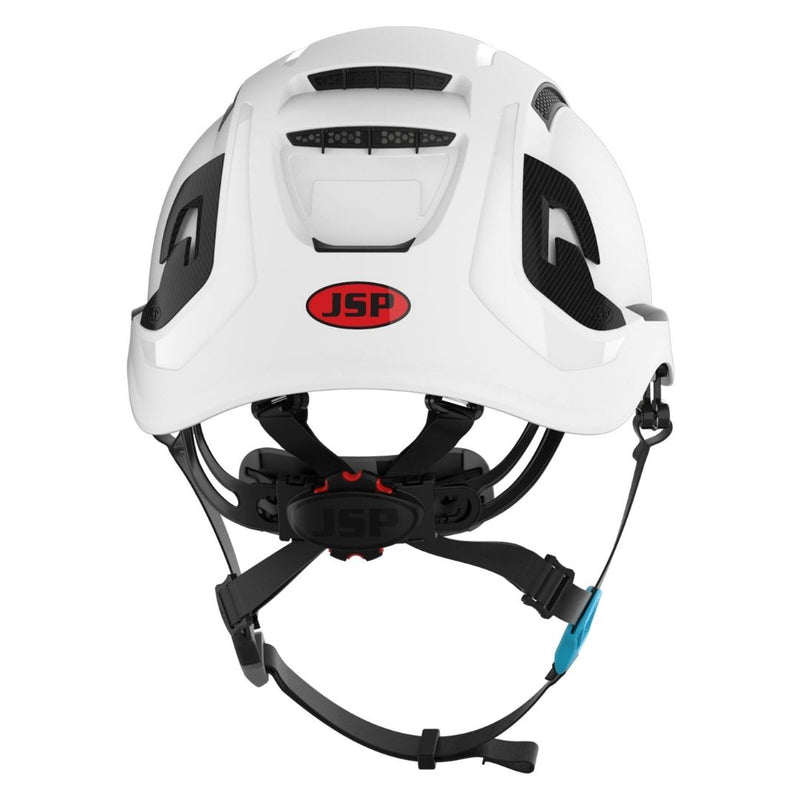 JSP EVO ALTA Skyworker Vented Helmet white back