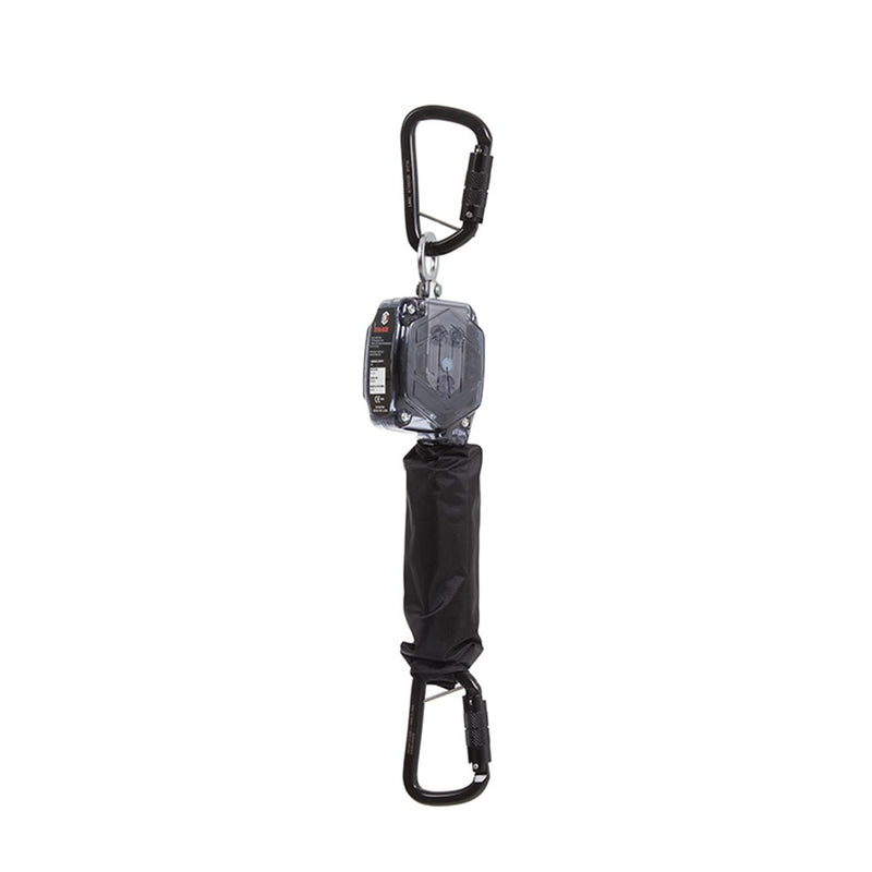 LINQ Tether Bloq 2m Retractable Lanyard with Triple Action Carabiners