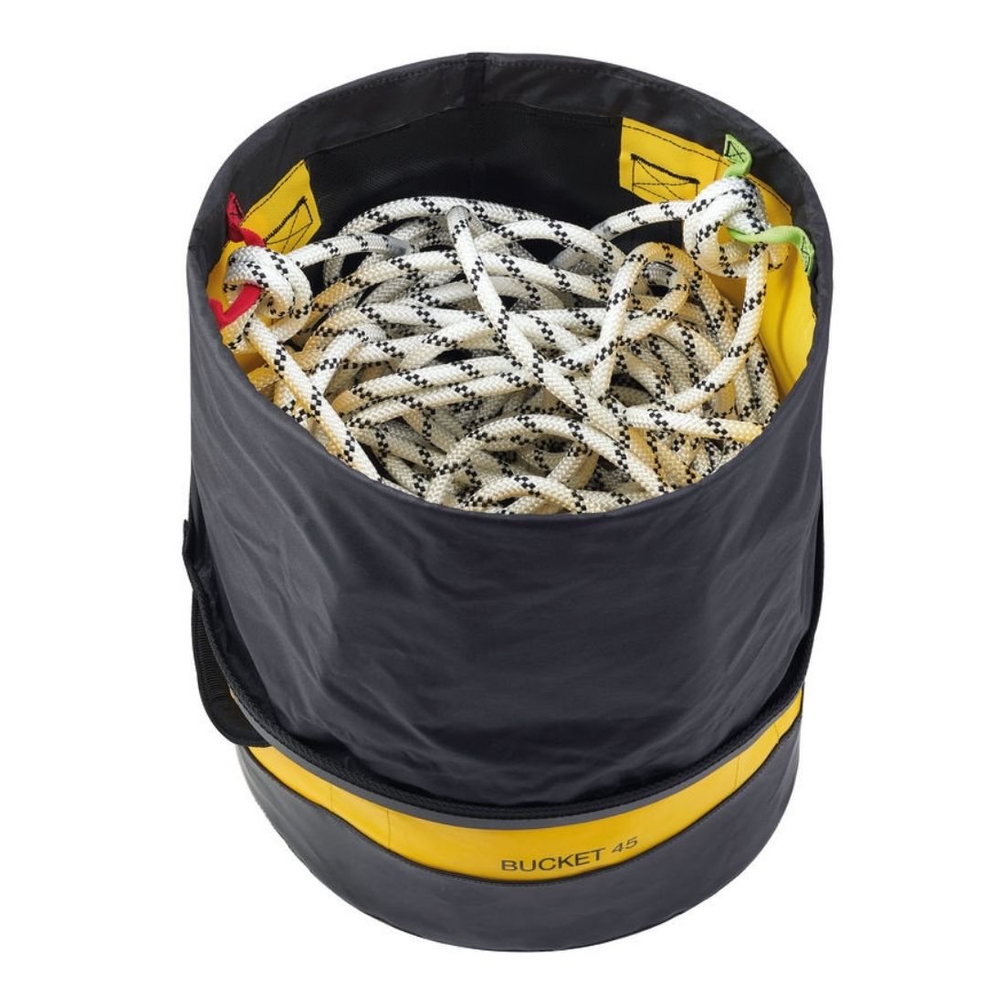 PETZL 45L Bucket Rope Bag  Open
