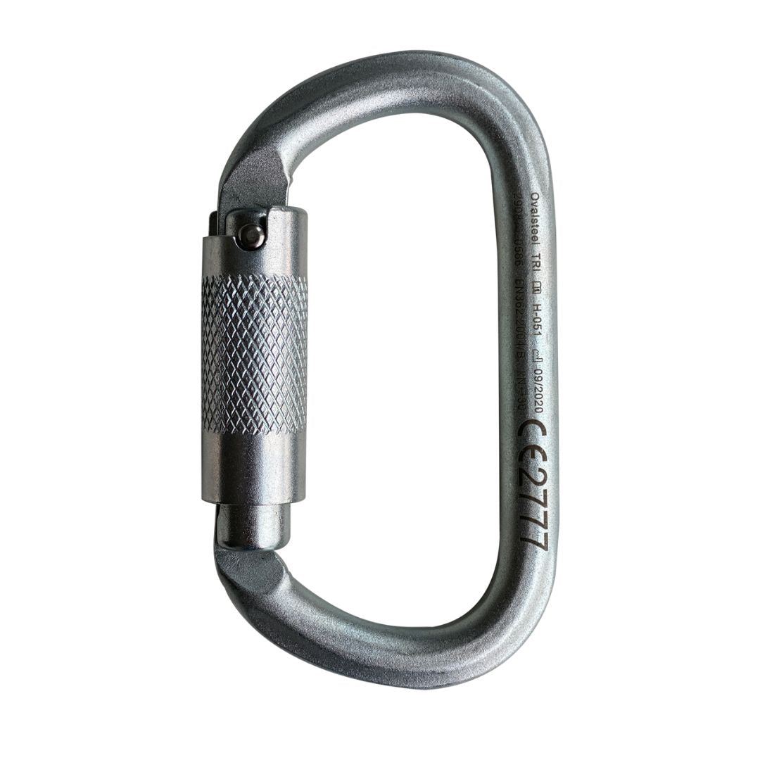 SKYLOTEC OvalSteel Trilock Carabiner H-051 back