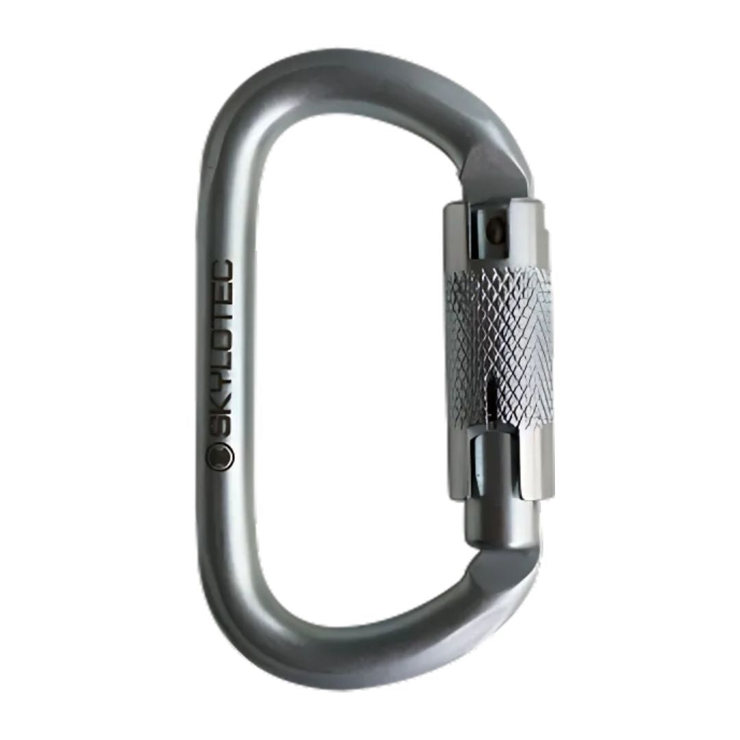 SKYLOTEC OvalSteel Trilock Carabiner H-051 front