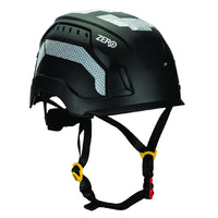 ZERO Apex X2 Vented Safety Helmet - Black