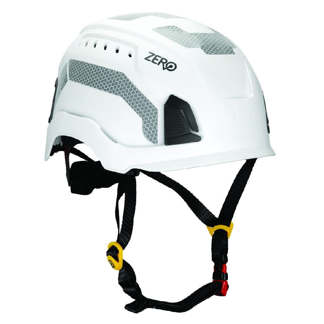 ZERO Apex X2 Vented Safety Helmet - White