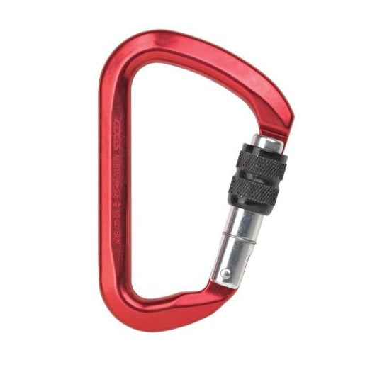 AXIS Big-D Alloy Screwgate Carabiner Red