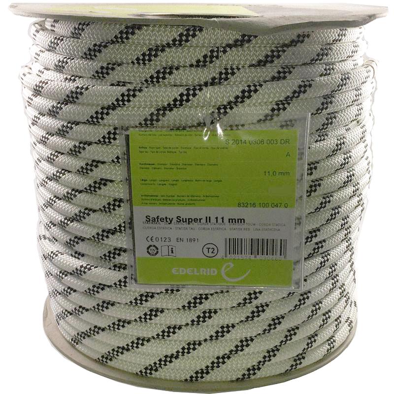 EDELRID Safety Super Static Rope - White – Height Dynamics
