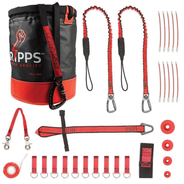 GRIPPS 10 Tool Tether Kit with Bull Bag - H01400