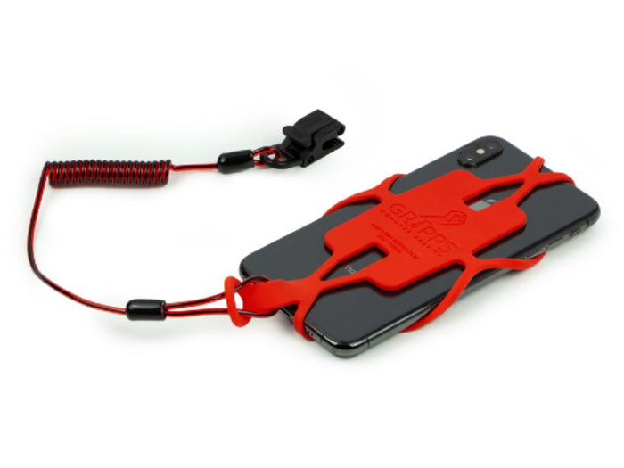 GRIPPS Phone Gripper With Coil Tether
