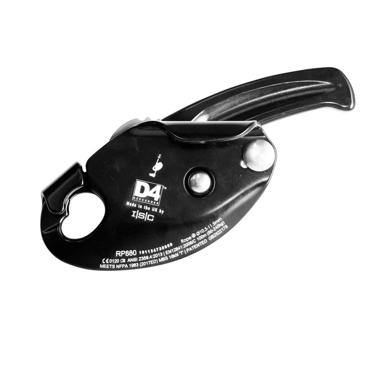 ISC D4 Descender - Rated for Two Person Rescue – Height Dynamics