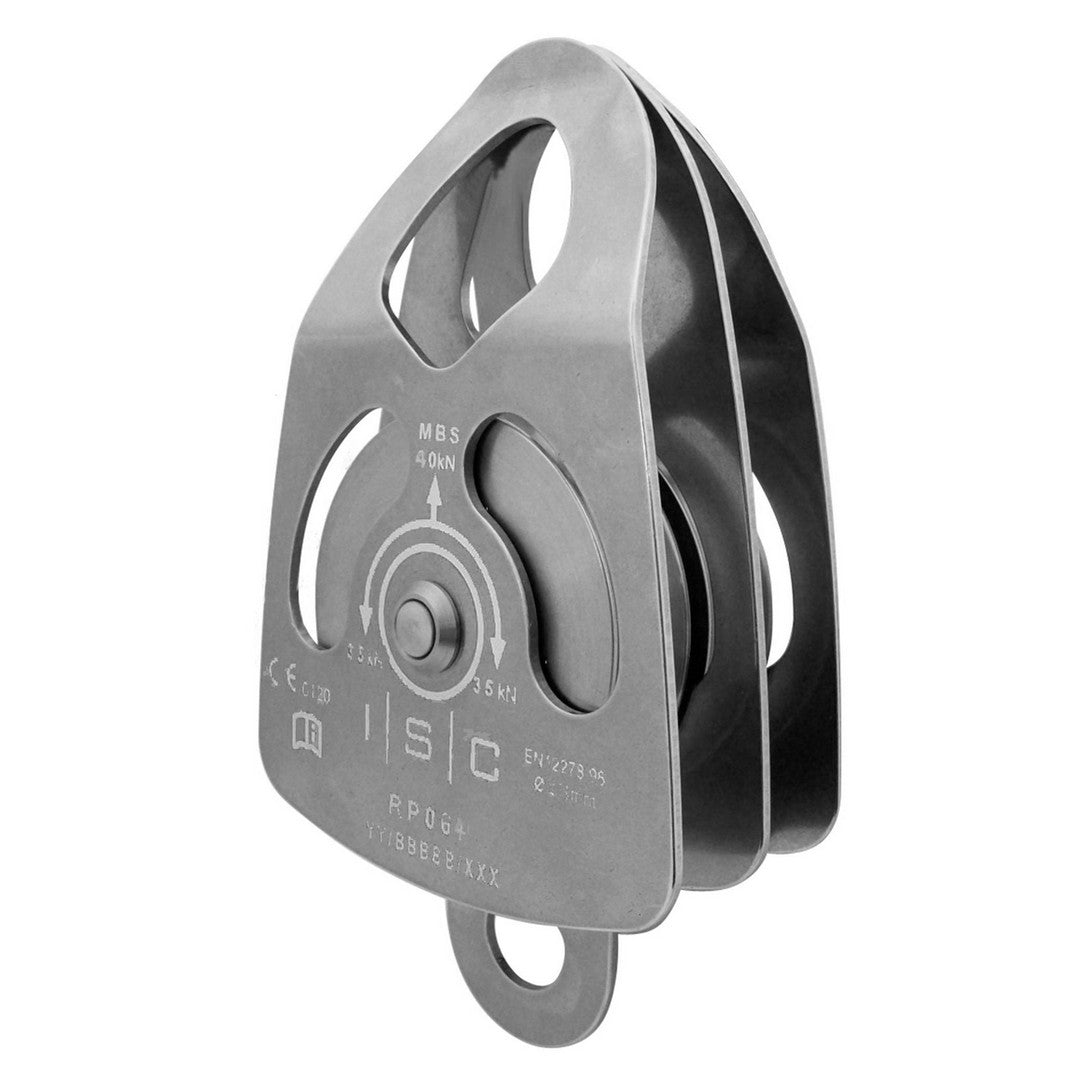 ISC Double Stainless Steel Prussik Pulley – Height Dynamics