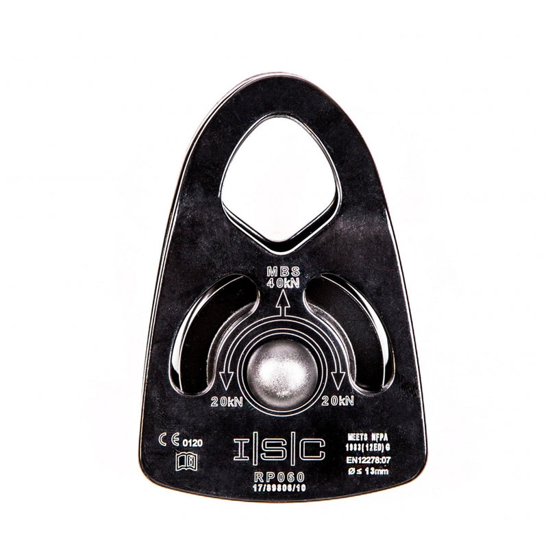 ISC Single Alloy Prussik Pulley - Black