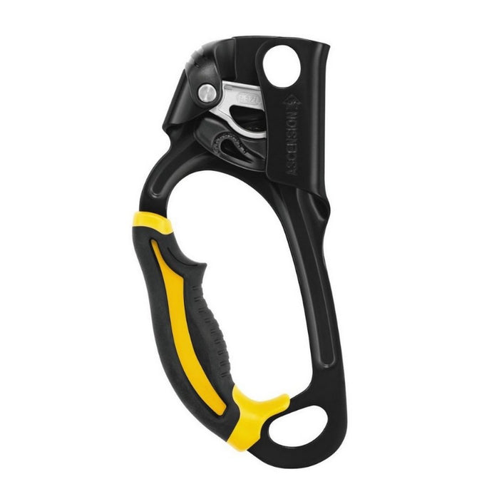 PETZL Ascension Left Hand Black and Yellow