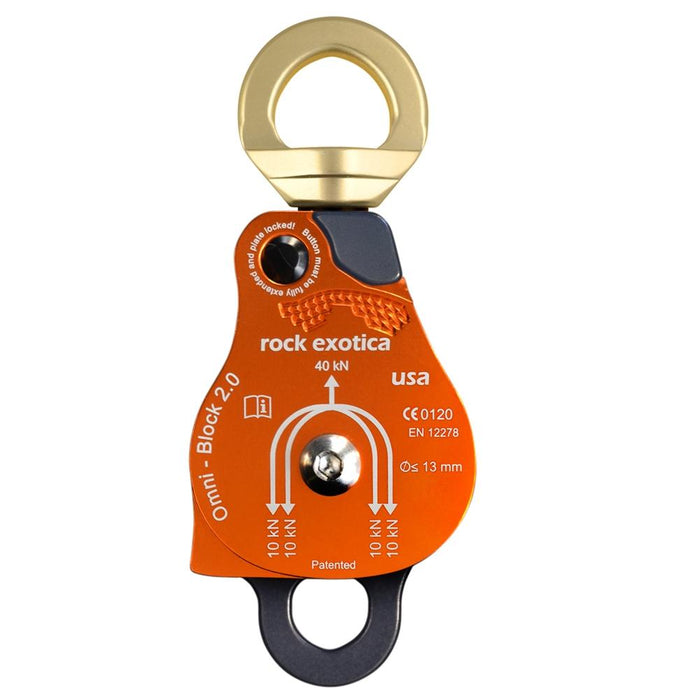 ROCK EXOTICA Omni Block Pulley - Double 2.0 inch - P53D
