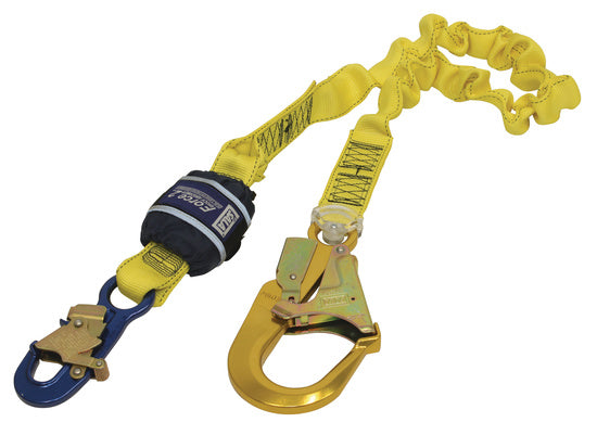 SALA Force 2 Single Elasticated Lanyard with Alloy Scaffold Hook Default Title