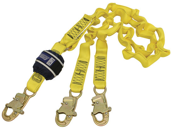 SALA Force 2 Twin Elasticated Lanyard with Small Hooks Default Title